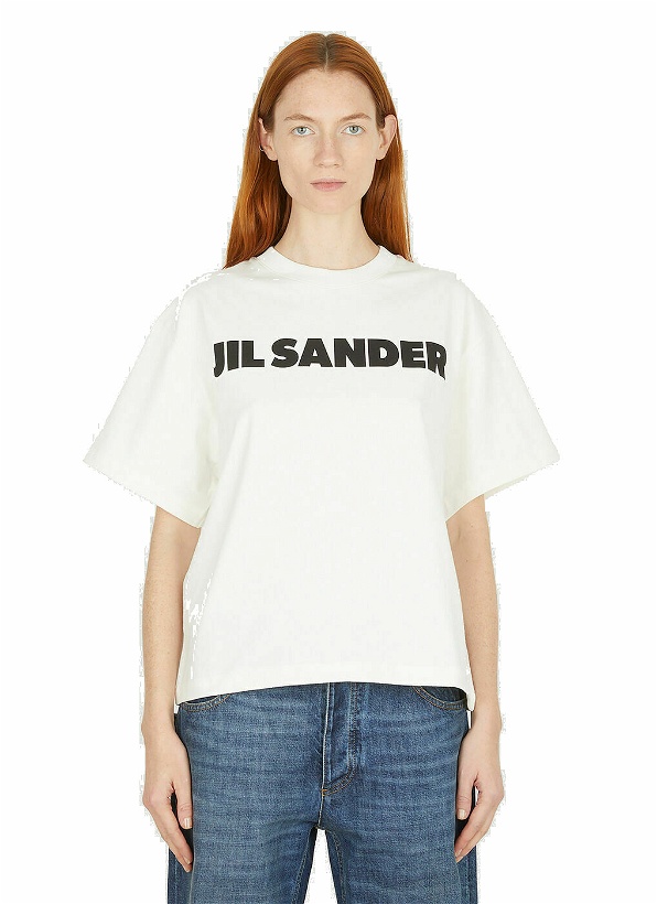 Photo: Jil Sander Logo Print T-Shirt female Cream