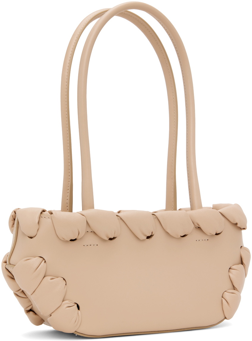 At.Kollektive Beige Natacha Ramsay-Levi Edition Braided Baguette Bag