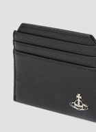 Vivienne Westwood - Orb Plaque Cardholder in Black