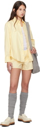 HommeGirls Yellow 70's Pocket Shirt