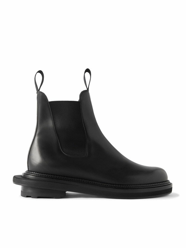 Photo: J.M. Weston - Sacai Leather Chelsea Boots - Black