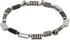 Ferragamo Silver Elasticized Bracelet