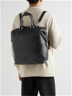 Serapian - Woven Leather Backpack