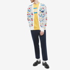 Missoni Men's Sport Jaquard Cardigan in White/Multi