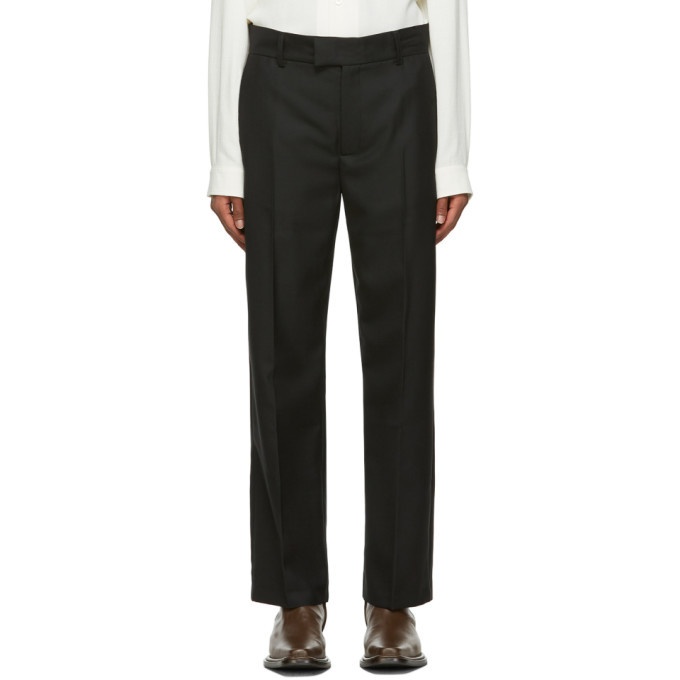 Photo: Sefr Black Wool Mike Suit Trousers