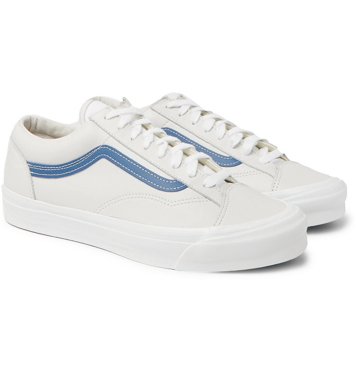 Photo: Vans - OG Style 36 LX Leather Sneakers - White