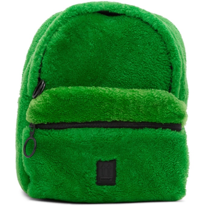 Photo: Off-White Green Mini Sherpa Backpack
