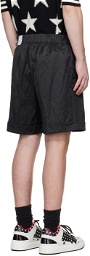 Balmain Black Patch Shorts