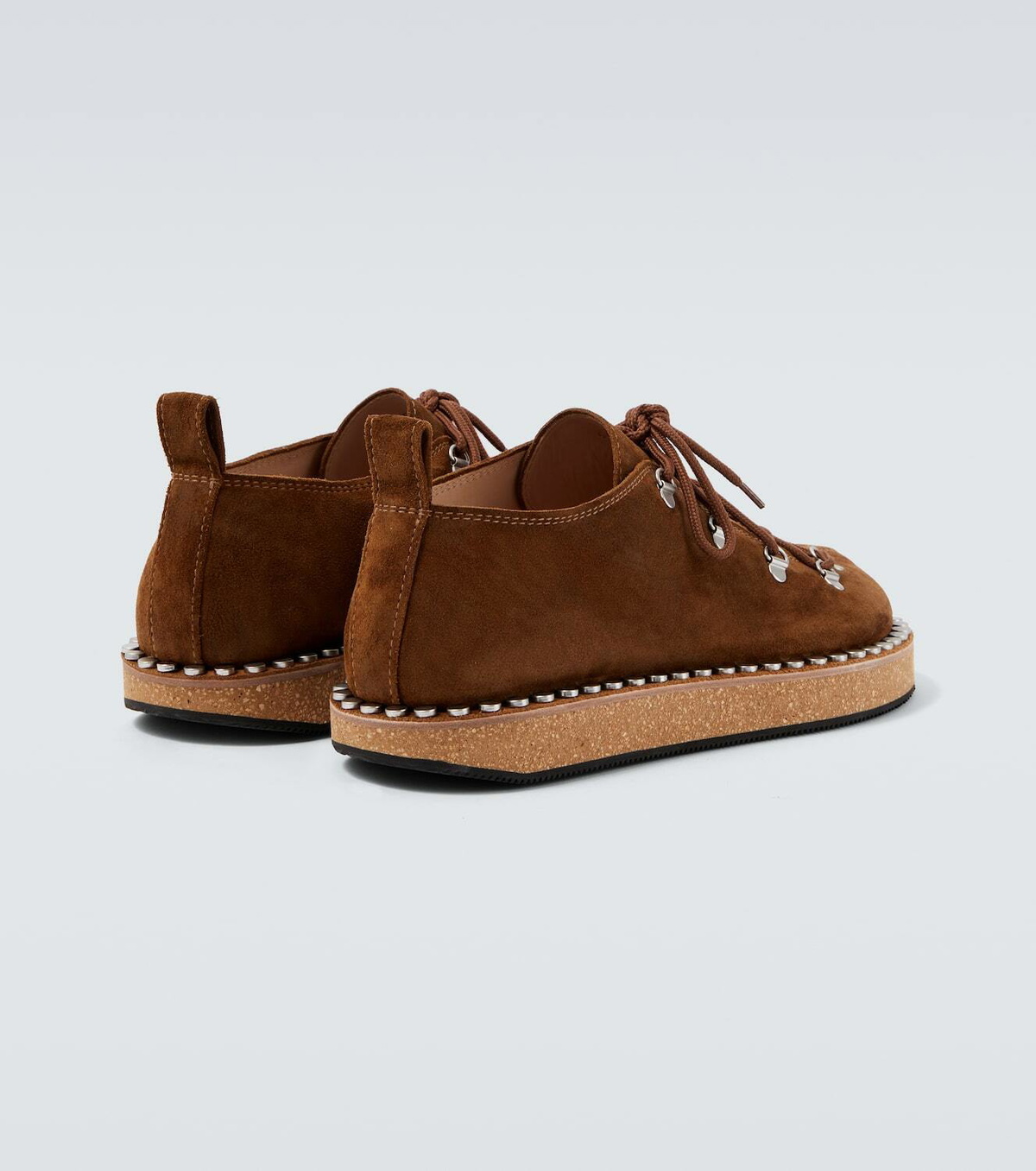 Loewe Rivet studded suede shoes