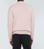 The Row Joyce cotton and cashmere polo sweater
