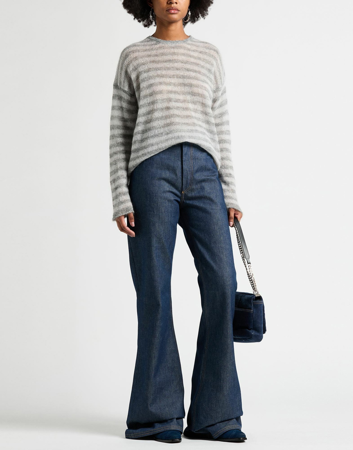 Crossley Womens Sweater in Grey