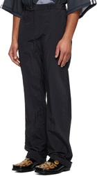 Martine Rose Black Tailored Track Trousers