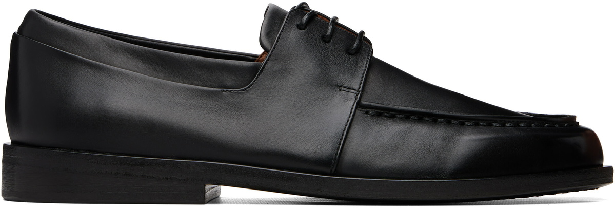 Marsèll Black Mocasso Leather Derbys
