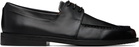 Marsèll Black Mocasso Leather Derbys