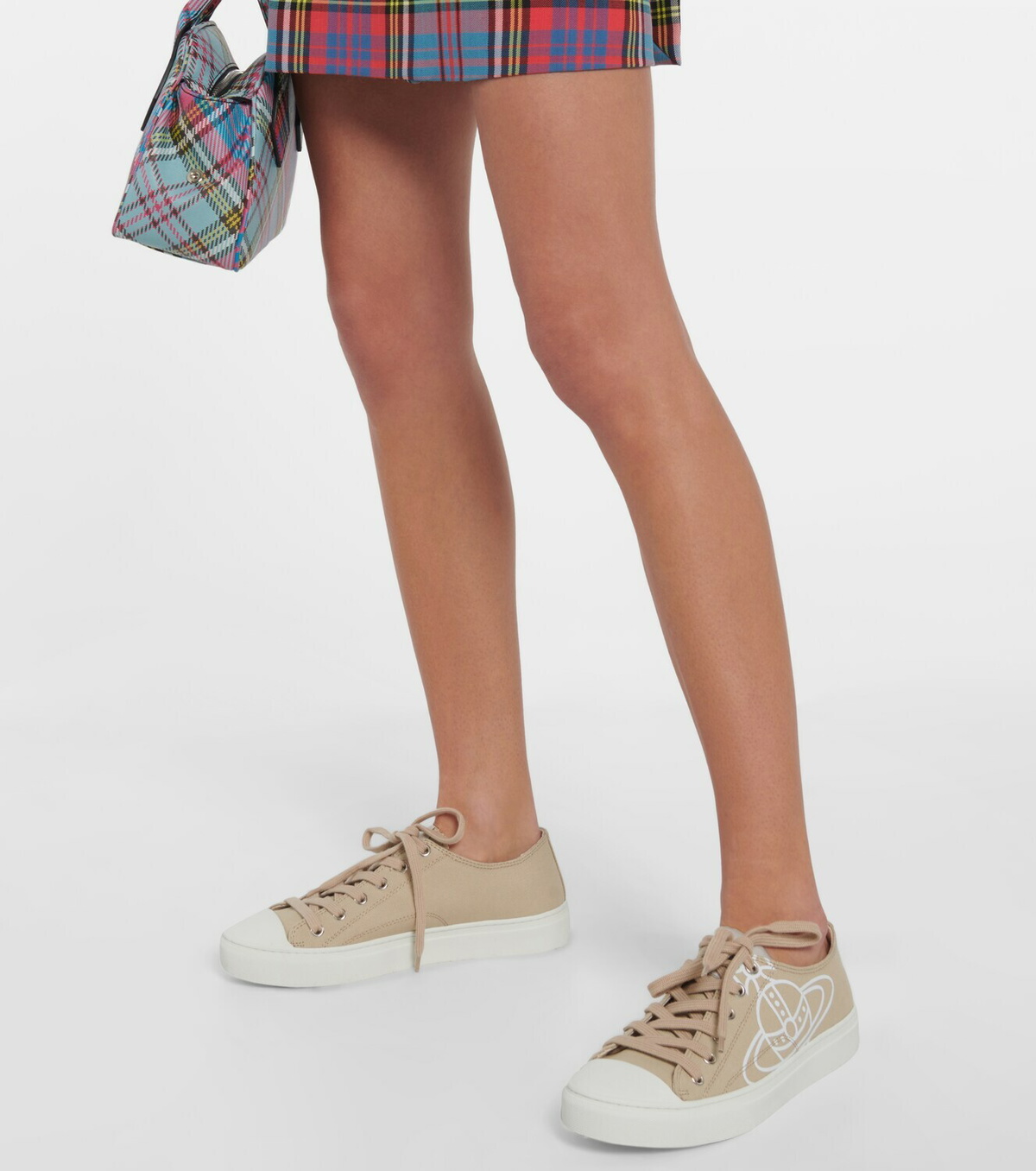 Vivienne Westwood - Plimsoll printed canvas sneakers Vivienne Westwood