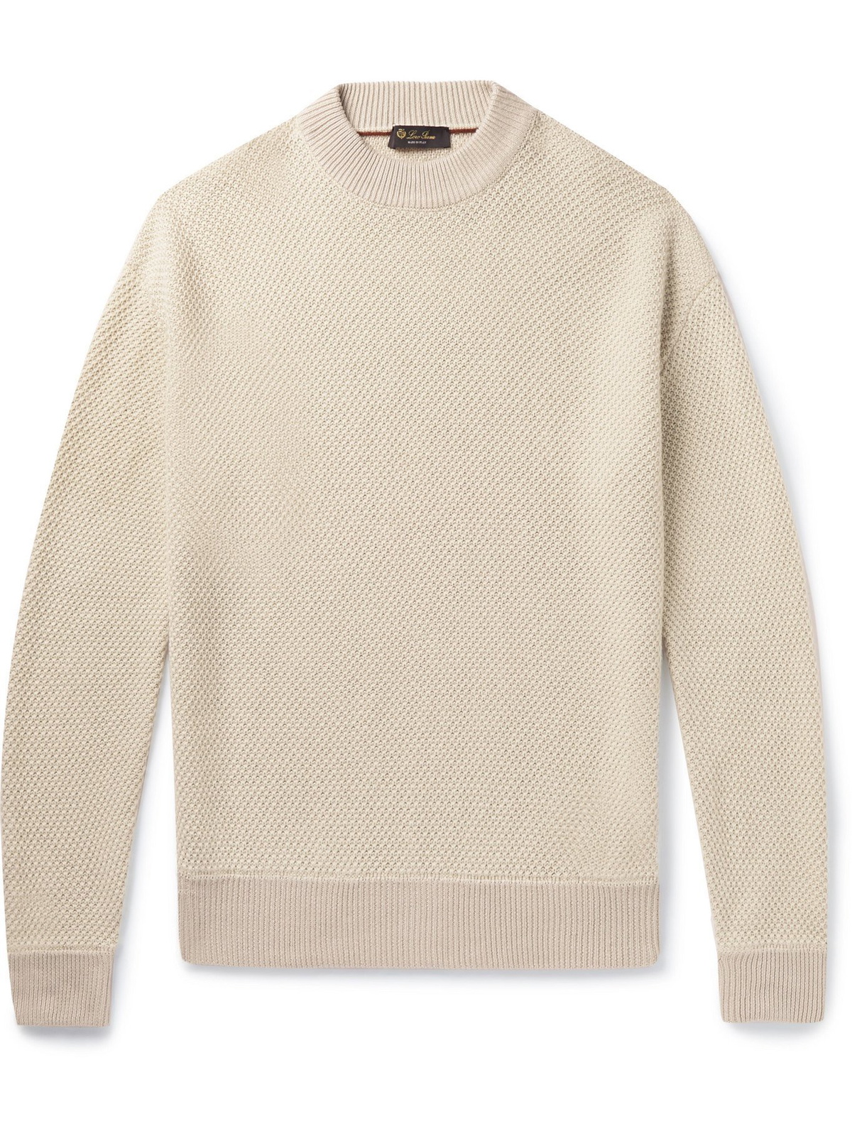 LORO PIANA - Linen and Cashmere-Blend Sweater - Neutrals Loro Piana