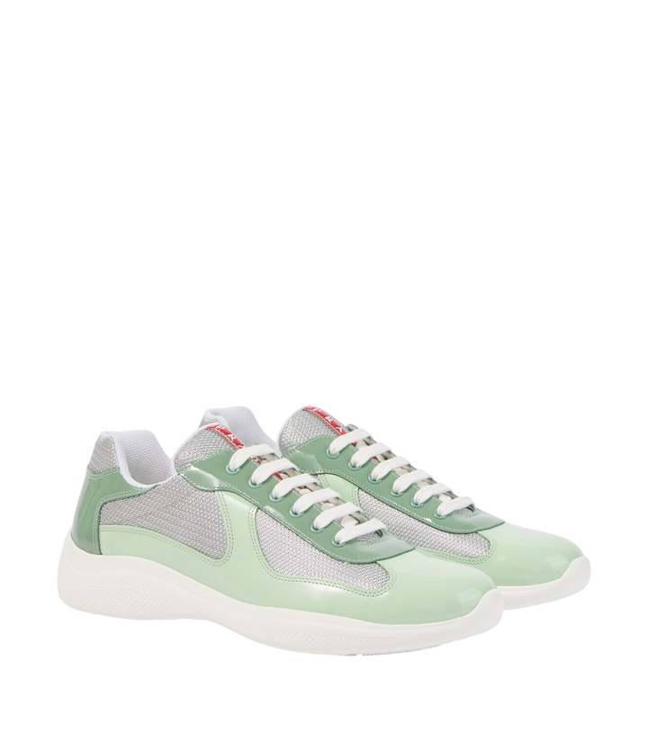 Photo: Prada Prada America's Cup leather-trimmed sneakers