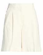 Peserico Womens Shorts & Bermuda Shorts Ivory