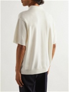 Agnona - Cashmere Polo Shirt - White