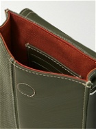 Paul Smith - Logo-Appliquéd Leather, Nylon and Cotton-Canvas Phone Pouch