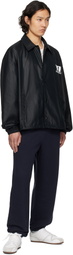 Alexander Wang Black Canvas Coach Jacket