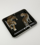 Dolce&Gabbana Casa - Double Leopardo Medium wooden tray