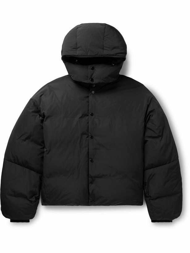 Photo: LE 17 SEPTEMBRE - Quilted Shell Hooded Down Jacket - Black
