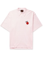 LOEWE - Paula's Ibiza Oversized Logo-Embroidered Cotton-Piqué Polo Shirt - Pink