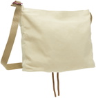Acne Studios Beige Waxed Messenger Bag
