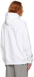 Doublet White Graphic Poster Hoodie