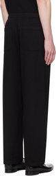 Lady White Co. Black Belted Jersey Lounge Pants