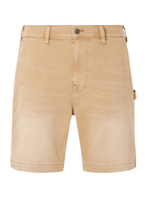 Photo: Corridor - Painter Wide-Leg Denim Shorts - Neutrals