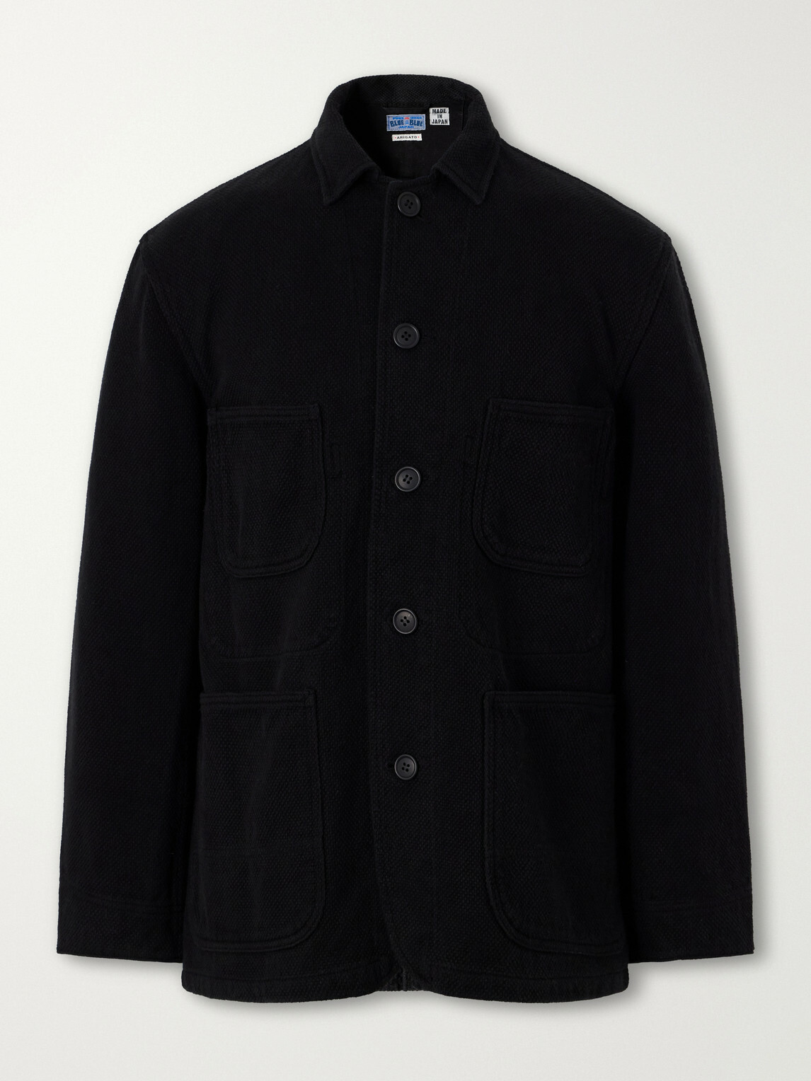 Blue Blue Japan - Coverall Cotton-Sashiko Jacket - Black