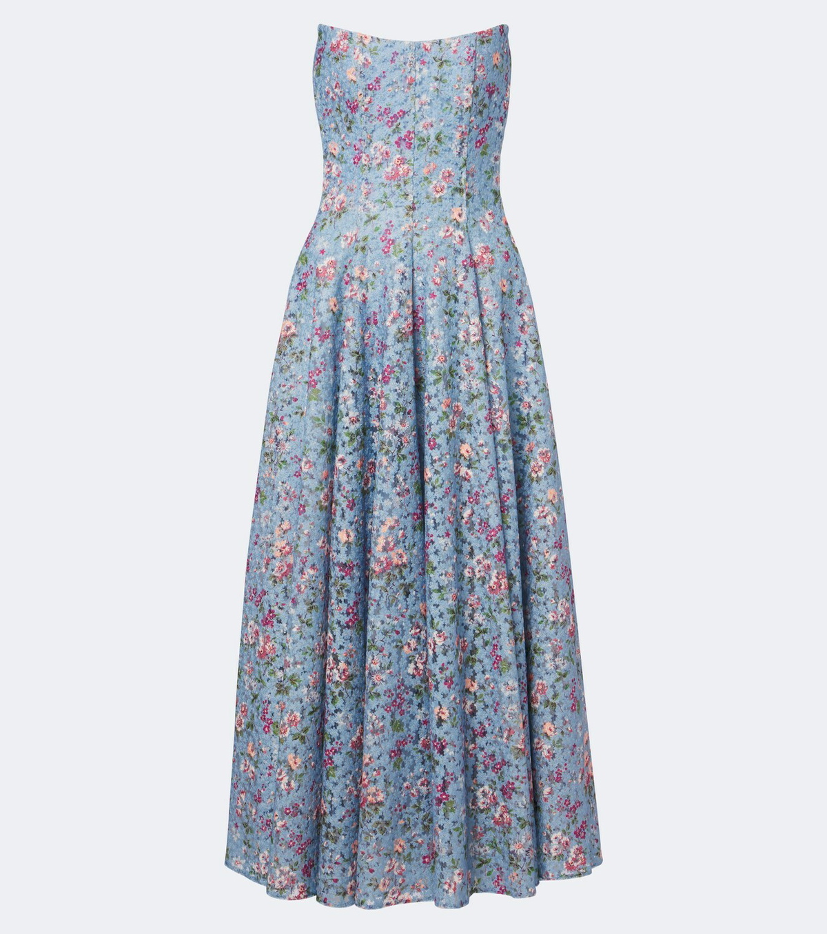 Markarian Embroidered floral bustier cocktail dress