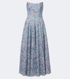 Markarian Embroidered floral bustier cocktail dress
