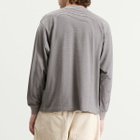 Danton Men's Long Sleeve Stripe T-Shirt in Grey/Black Stripe