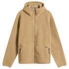 Haglöfs Men's Funäs Pile Fleece Hooded Jacket in Oak Brown