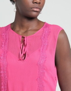 Manila Grace Womens Maxi dress Fuchsia