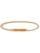 Bottega Veneta - Gold-Plated and Enamel Bracelet - Gold