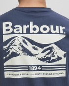 Barbour Camber Graph Tee Blue Mens Shortsleefe