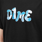 Dime Men's Socks T-Shirt in Black