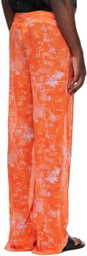 Henrik Vibskov Orange Sway Trousers