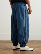 Willy Chavarria - Bad Boy Tapered Logo-Embroidered Piped Shell Trackpants - Blue