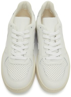Veja White Leather V-10 Sneakers