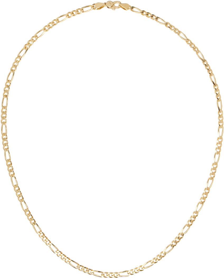 Tom Wood Gold Figaro Thick Chain Necklace