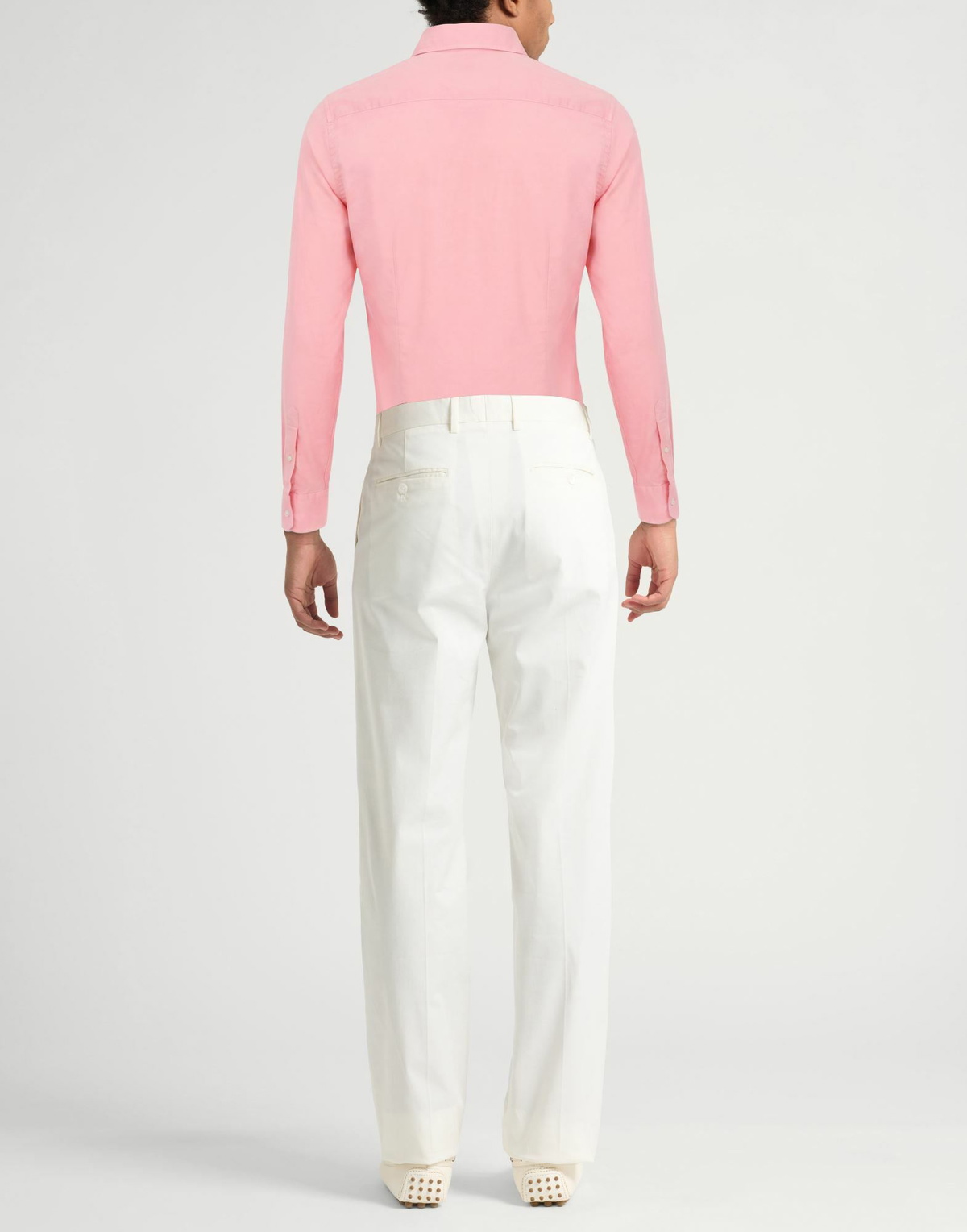 Fedeli Mens Shirt in Salmon pink