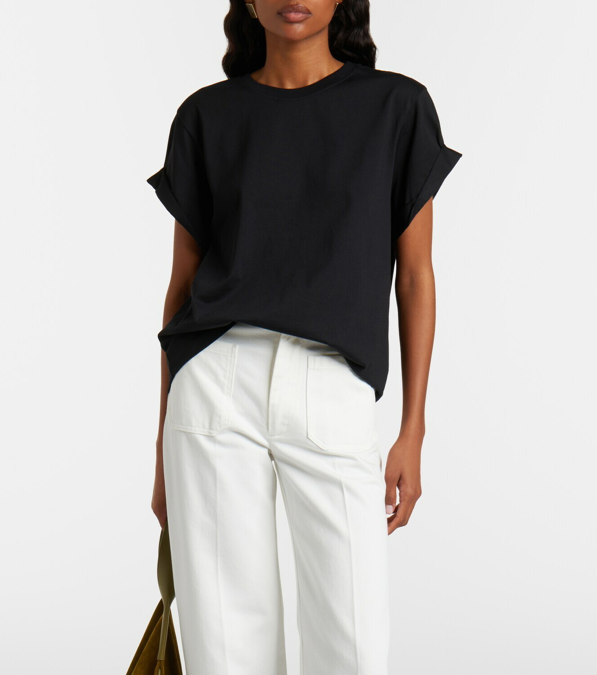 Victoria Beckham Tilly cotton jersey T-shirt