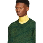 Namacheko Green Three Ply Asymmetric Sweater