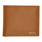 Paul Smith Brown Multi-Stripe Bifold Wallet
