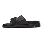 Toga Virilis Black Buckle Sandal